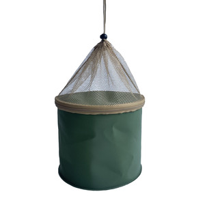 EVA fishing foldable bucket portable string bag barrel camping hiking fishing tackle tools