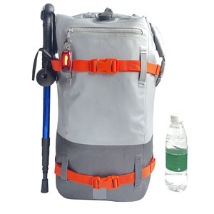Roll top closure waterproof backpack