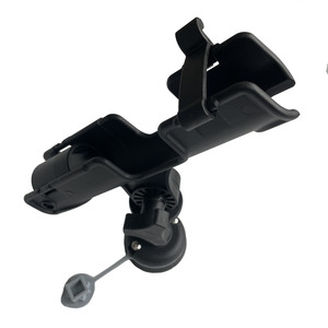 Adjustable portable fishing rod holder