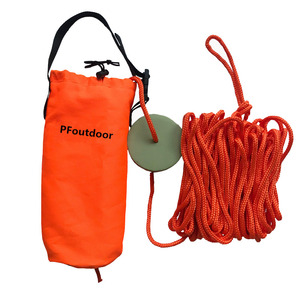Kayak rescue line throw rope bag